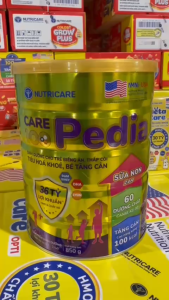 Sữa Bột CARE 100 GOLD PEDIA 0+1+2+ 850G Hỗ Trợ Tăng Cân Tăng Cường Miễn Dịch Tiêu Hoá Khoẻ Chứa Sữa Non 24h