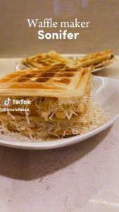 Waffle Maker Sonifer SF-6043 Nonstick Alat Pembuat Waffle Roti