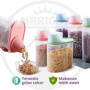 Pet Food Storage Pet Feeder Tempat Penyimpanan Makanan Hewan Storage Jar