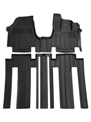 Right-Hand Drive Nissan Serena C27C28 TPE Waterproof Custom Car Floor Mats Nissan Modification Accessories Full Coverage Rubber