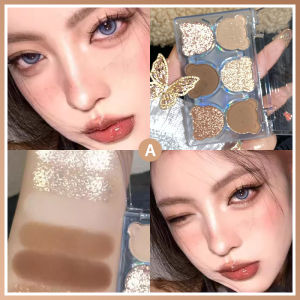 Little Bear Eye Shadow Plate Retro Matte Tone Eye Shadow Exquisite Pearl-lustre Eye Shadow LovelylifeFu