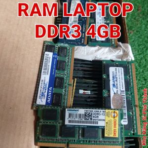 Ram PC DDR3 4GB buss 1333/1600 chính hãng  chất lượng BH 1 năm (đã sử dụng)