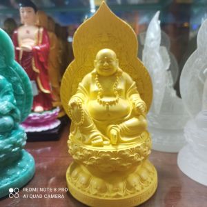 Tượng phật Di lặc lá bồ đề (18*9*9)