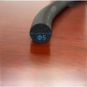 EPDM Foam Rubber round Sealing Strip Soft Sponge Insertion Bar Adhesive Circle Sealing Plug Leak Proof round Bar