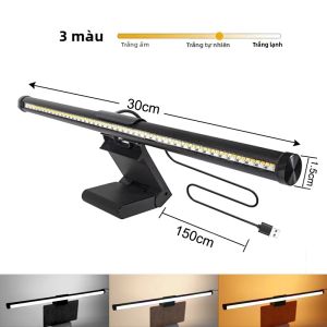 Đèn LED Thanh Để Bàn Cho PC Laptop Đèn Treo Màn Hình LCD Đèn Đọc Sách Văn Phòng Đèn Chiếu Sáng Trong Nhà Có Chức Năng Điều Chỉnh Độ Sáng