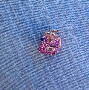 Ready Stock Zaya 1.5cm Rhinestone Small Hair Claw Clip Bangs Hair Clip Hair Accessories时尚簪雅水钻小抓夹留海小鲨夹发夹发饰头饰