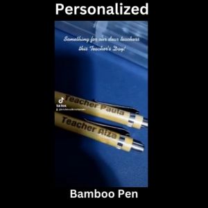 Personalized Bamboo Pen with Name Engraved