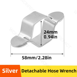 4-Point Removable Wrench Corrugated Stainless Steel Braided Universal Hollow Hexagonal Nut Disassembly and Installation.