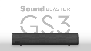 Creative Sound Blaster GS3 Compact RGB Gaming Soundbar with SuperWide Technology