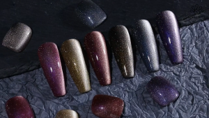 BORN PRETTY Gold Reflective Moonlight Gel Nail Polish Cat Magnetic Aurora Spar Glitter Semi-Permanant Varnish Nail Art