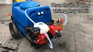 Máy phun thuốc trừ sâu công nghiệp 200 lít tại Bình DƯơng