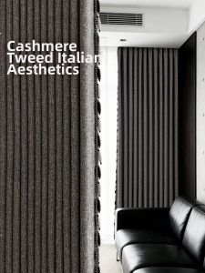 Italian Luxe Aesthetic Chenille Blackout Curtains Custom