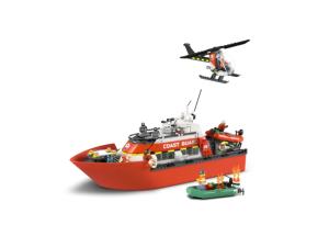 LEGO City 60504 Coast Guard Rescue Boat & Helicopter (742 Pieces)