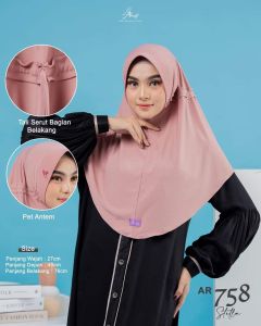 Jilbab hijab kerudung bergo krudung wanita dewasa jersey instan serut polos murah terbaru new terlaris modern kekinian murah 2023 Arrafi AR 758 daily best seller adem mudah di bentuk cantik pet antem bahan stella cantik bayar di tempat COD gratis ongkir