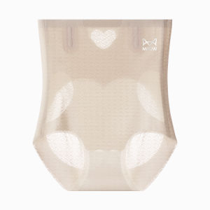 MiiOW | High Waist Abdomen Control Ice Silk Womens Underwear Thin Summer Special Cheongsam Antibacterial Crotch Tummy Control Butt Lifting Shapewear