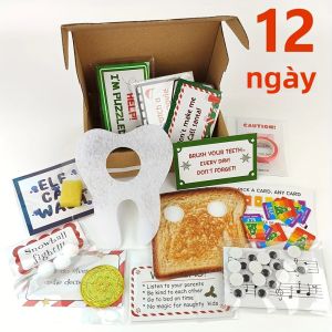 Bộ Đồ Chơi Giáng Sinh 24 Ngày Với 24 Đạo Cụ Chú Lùn 12 Hoạt Động Nhà Chú Lùn Đồ Ăn Chú Lùn Đồ Thủ Công Và Trò Chơi - Lịch Đếm Ngược Giáng Sinh Cho Trẻ Em