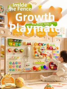 UP DUCK | Baby Interactive Busy Board DIY Accessories