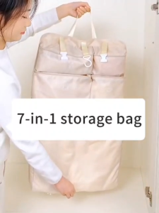 Travel Hanging Clothes Bag: A Portable Large Capacity Luggage Organizer