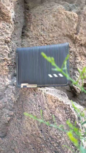 Dompet Lipat Pria Simple Murah Brended Hitam Korea Fashion WA1167B5 Keren Remaja Eldon Kulit Korea