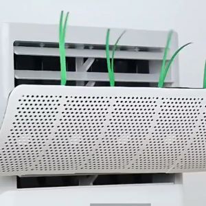 Universal Window Type Air  Air Conditioner Windshield Wind Direction Adjustable 4 Leaf Carbon Filter