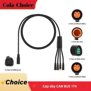 Bafang | Giao Thức BAFANG CAN 1T4 Dây Chính 100CM (39 Inch) Tương Thích Với Động Cơ Gắn Giữa Dành Cho Xe Đạp Điện