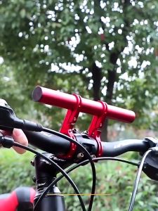 Thanh Nối Mở Rộng Tay Lái Xe Đạp Thể Thao Dài 20cm Gắn Phụ Kiện Đèn Còi Điện Thoại Đồng Hồ Tốc Độ