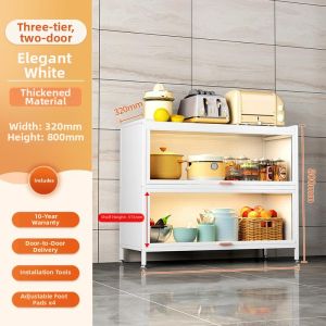 Dustproof Multi-functional Kitchen Storage Cabinet