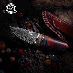 MITSUMOTOSAKARI | High Hardness Sharp Portable Damascus Steel Fruit Knife