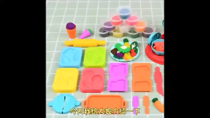 [SG SELLER] Fun Cooking Play Dough with Container Set Kit Safe Non-Toxic Birthday Party Kids Gifts Play Idea