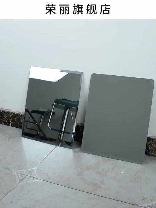 HOPE Mirror stick wall glass bathroom mirror perforationfree glass