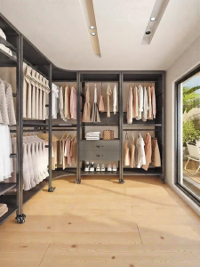BEIJUBANG | Open Rolling Assemble Wardrobe Shelf