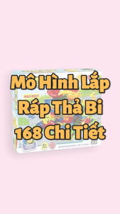 [Đồ chơi giáo dục] 168 Miếng Đồ Chơi Lắp Ráp Đồ Chơi Khối Lăn Trượt Mô Hình Đồ Chơi Cho Trẻ Em