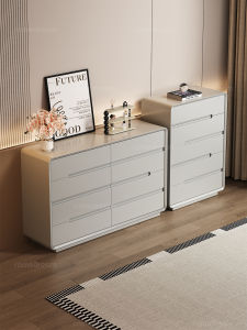 SAMEDREAM | Minimalist Wooden Chest of Drawers 5-Drawer Cabinet