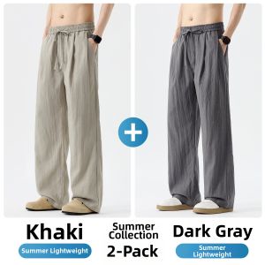 Paul Frank | Linen Breathable Loose Trousers Casual Pants