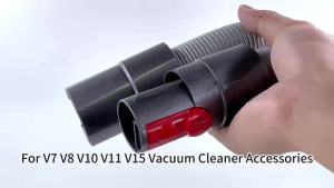 For Dyson Cordless Vacuum V7 V8 V10 V11 V12 V15 Extension Hose Part Flexible Crevice Tool Flat Suction Nozzle Head Accessories