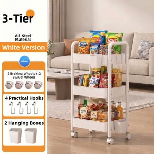 MINGZHIYIFAN | Multifunctional Moveable Storage Shelf