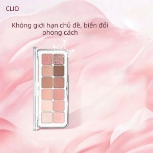 Clio | Pink Daily Commuter K-style Shimmer Beginner Eye Shadow Palette