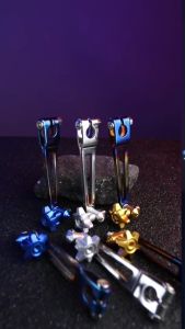 มือลิงเวฟ มือลิงแต่ง มือลิงเบรคหลังแต่ง มือลิงขาตรง มือลิงสแตนเลส มือลิงสีไทเท หมุดดาว สําหรับของแต่งเวฟ ดรีม ทุกรุ่น l PTM Racing