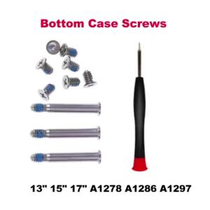 10 PCS/Set New Bottom for Case Screw 3 Long 7 Short For Macbook A1278 A1286 A1297 13" 15" 17" Screws With Screwdriver Tool