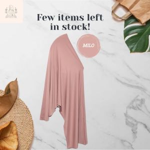 Pashmina Instan Jersey Premium Polos Warna Camel | Hijab Muslimah Nyaman & Stylish