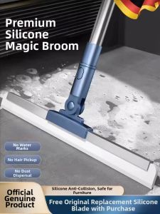 TINGYA | Scraper and Mopping Dual-Use Silicone Broom Wet and Dry Compatible