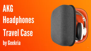 Geekria Headphone Case Compatible with AKG Q701 K701 K702 K712 Pro K99 K92 Headphones Protective Hard Shell Travel Carrying Bag with Accessories Storage (Drak Grey)
