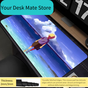 Bandai | Mouse Pad Naruto Uzumaki Anime Gaming Accessories Larger Carpet Gamer xxl Computer Keyboard Pad Rubber Desk Mat Mausepad