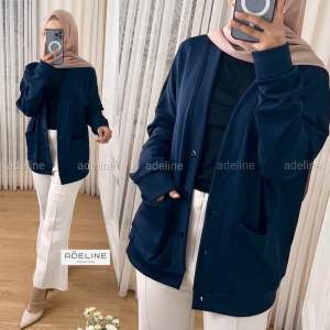 Eurigo - Juki Cardigan Wanita Outer LD130-140 Oversized Jumbo / 551-7200