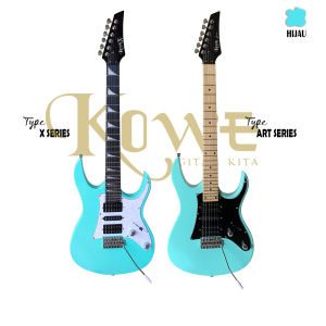 Gitar Listrik Elektrik KOWE ART SERIES FREE Ampli Mini Dan Free Packing Kayu