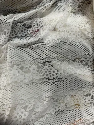 Vải Ren trắng cao cấp 40 k /1 m Khổ 1 m5 🐱🐱