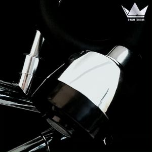 Keran Angsa Bak Cuci Piring Flexible Karet Kepala Besar 1/2\\\" - Hitam