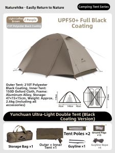 NatureHike | Weatherproof 2-4 Person Portable Tent