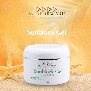 SkinForward SPF 45 Face Sunscreen: Moisturizing Sunblock Gel for Anti-Aging Protection
