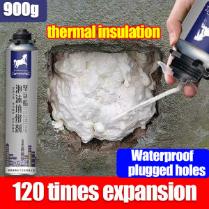 eco foam spray sealant 900g Polyurethane Expanding PU foam sprayer Waterproof 120 times high foaming volume Sealant filler insulation wall VentsGaps Around Pipes insulation foam sealant polyurethane foam sprayer spray foam insulation  spray foam sealant
